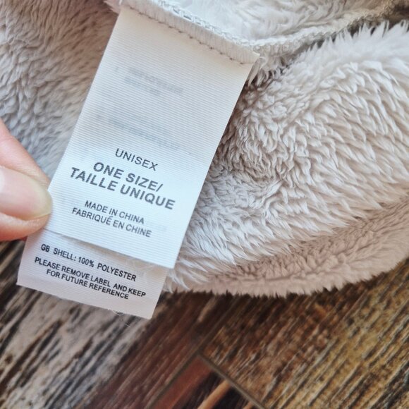 The North Face Denali Thermal Beanie Light-Grey Fleece Sherpa Unisex - Picture 9 of 10